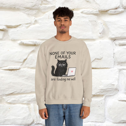 ''None Of Your Emails ...'' | Cute Cat Sweatshirt | Nunu&Miao Studio