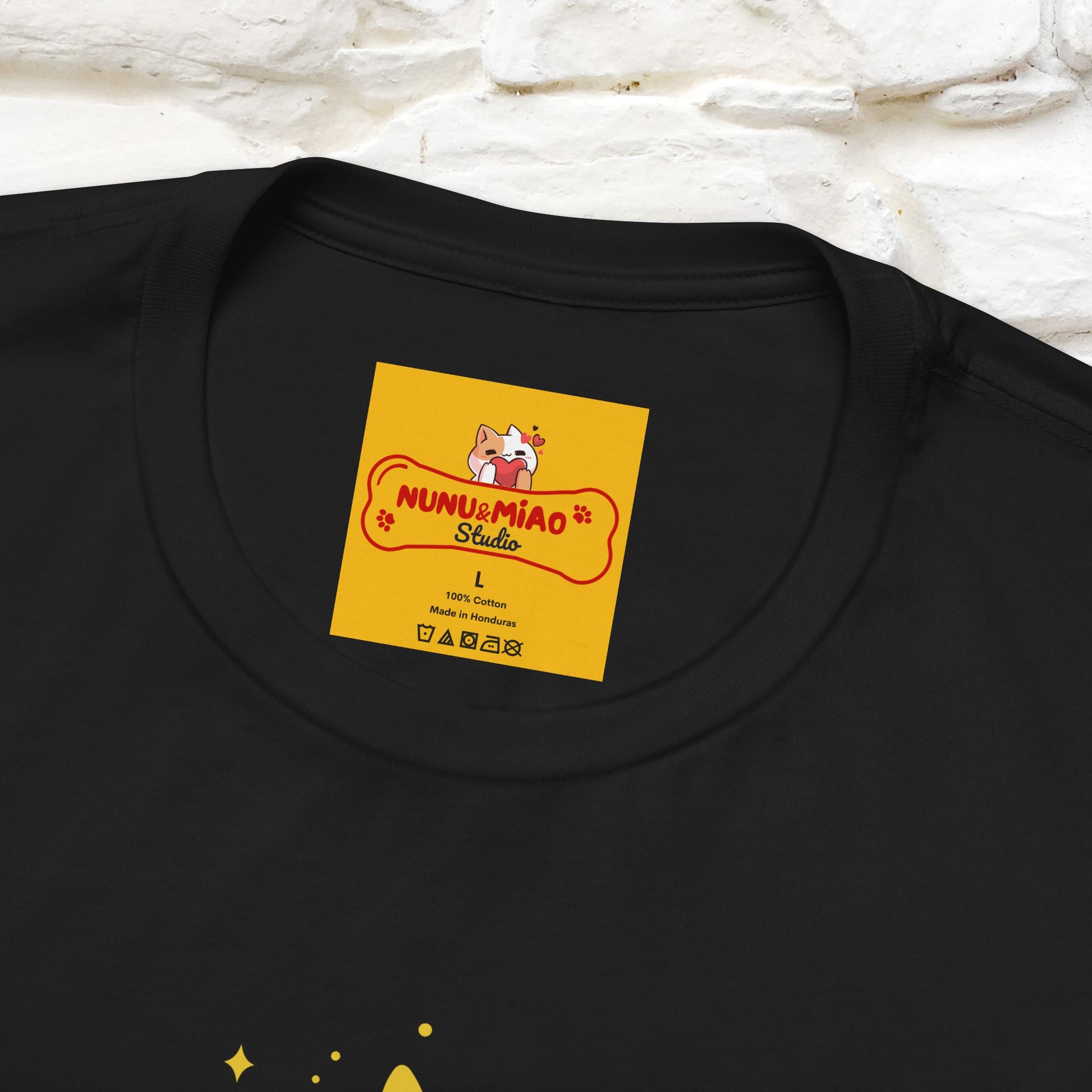 ''The Cristal'' Cat T-Shirt Front and Back Design | Nunu&Miao Studio - Nunu&Miao Studio