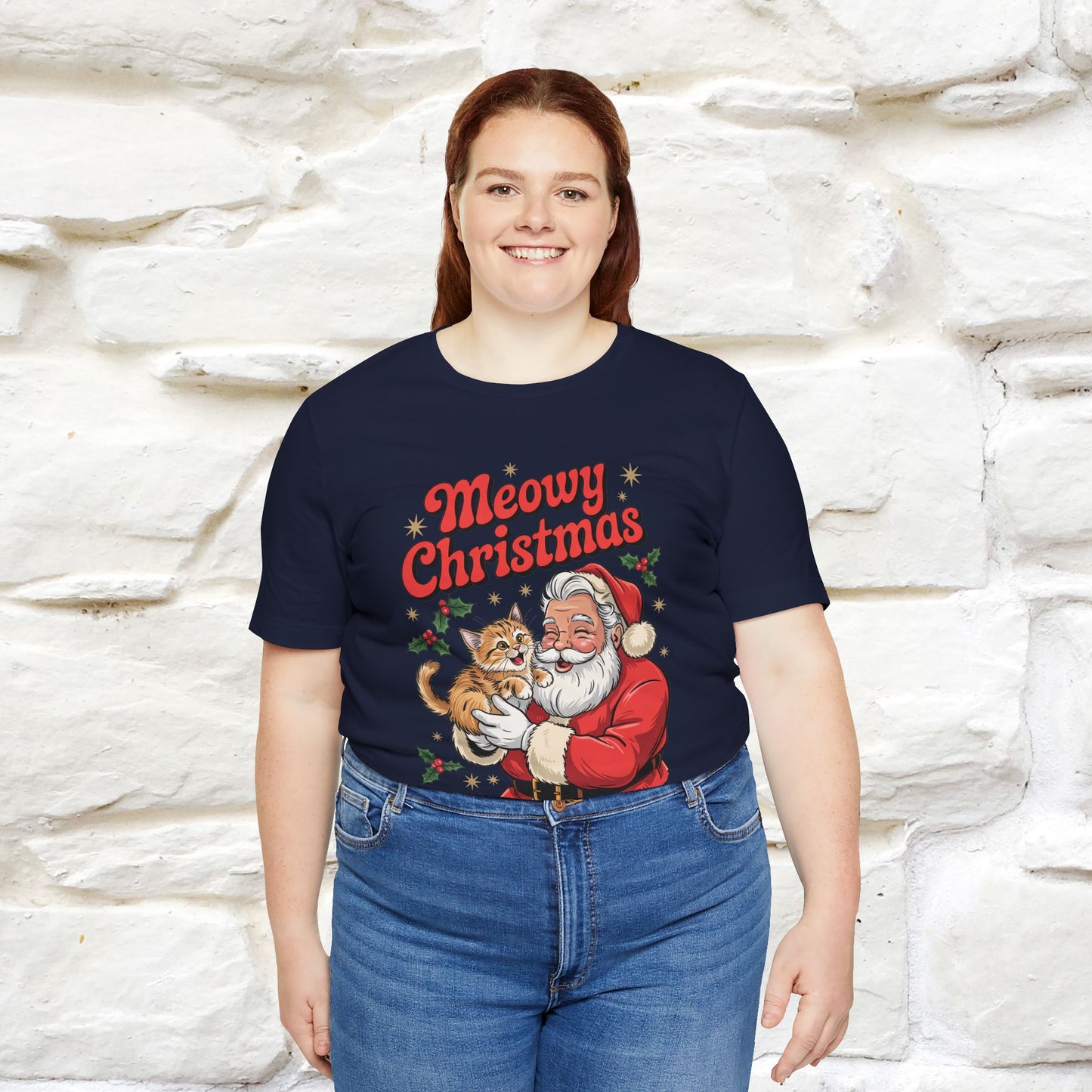 “Meowy Christmas” | Cat T-Shirt | Nunu&Miao Studio