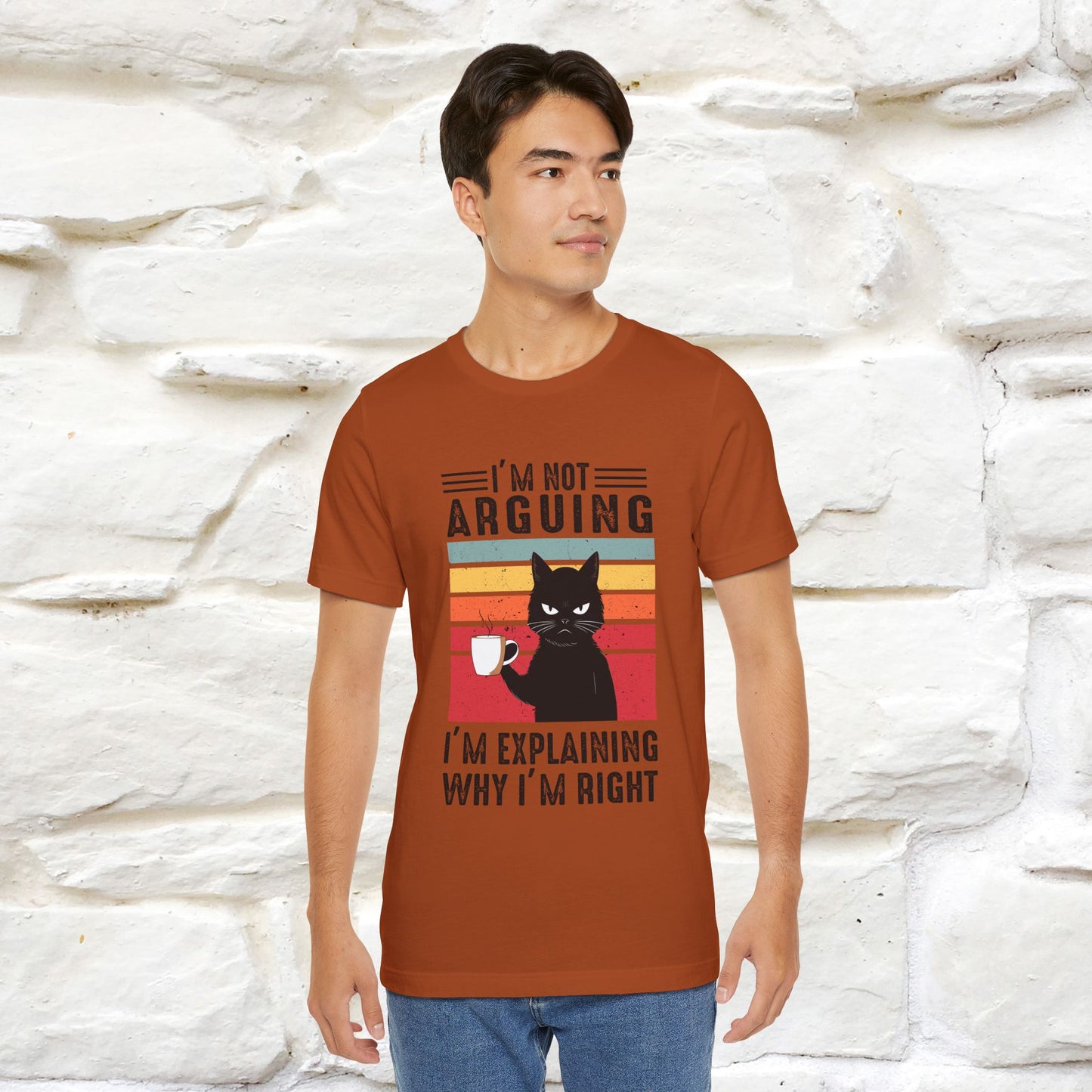 I’m Not Arguing, I’m Explaining Why I’m Right Cat T-Shirt  Nunu&Miao Studio - Nunu&Miao Studio