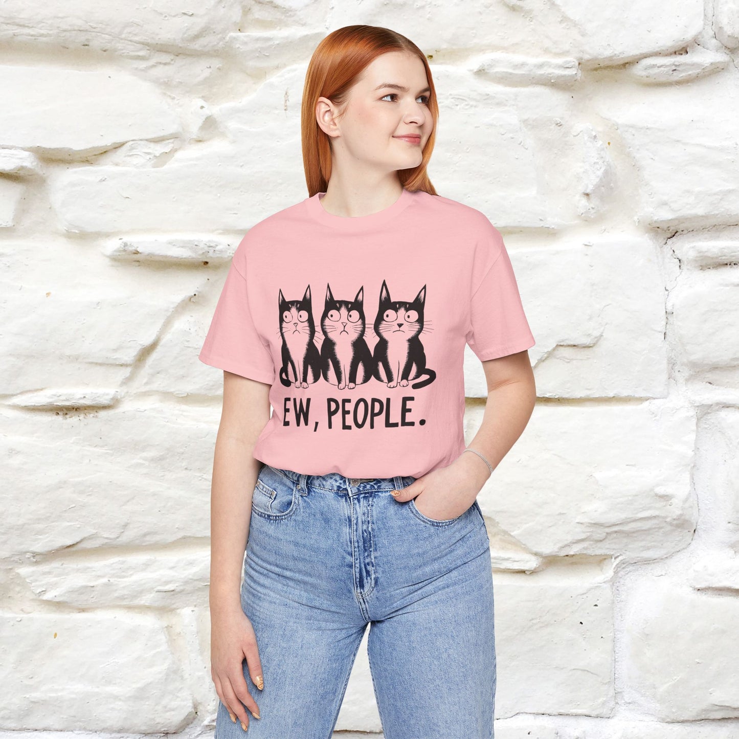 Ew, People | Funny Cat T-Shirt | Nunu&Miao Studio - Nunu&Miao Studio