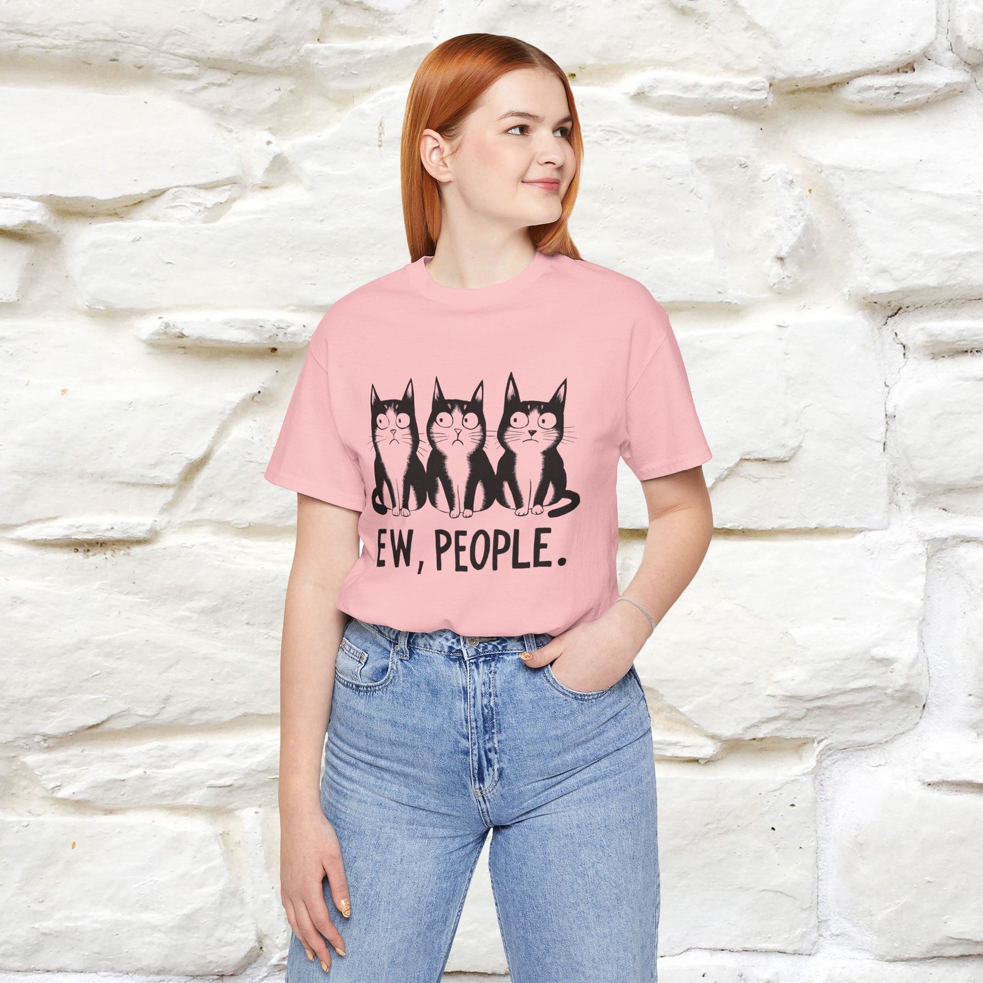 Ew, People | Funny Cat T-Shirt | Nunu&Miao Studio - Nunu&Miao Studio