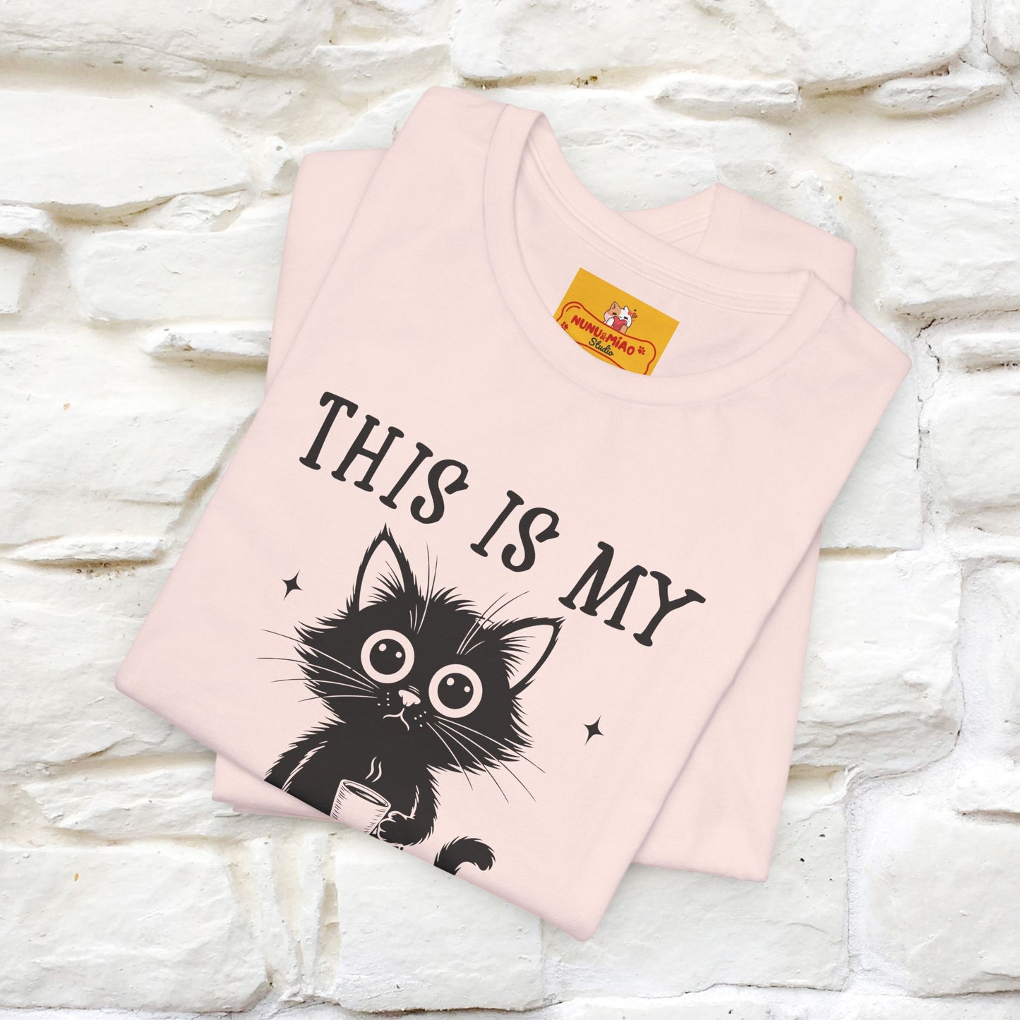 "This is My Awake Face" Cat T-Shirt | Funny Design | Nunu&Miao Studio - Nunu&Miao Studio