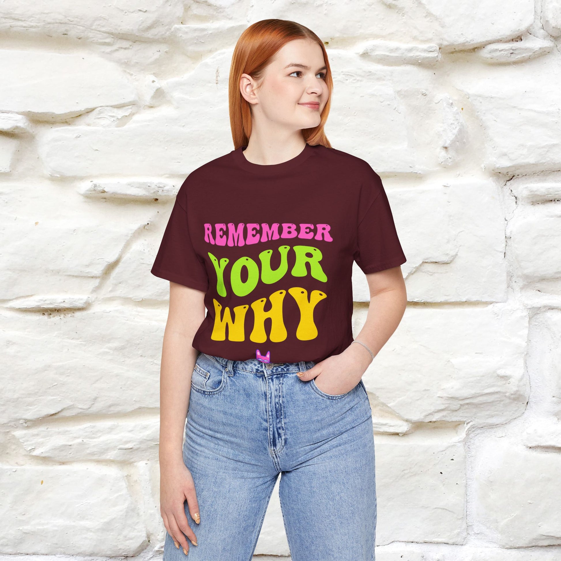 "Remember Your Why" |Cat T-Shirt | Nunu&Miao Studio - Nunu&Miao Studio