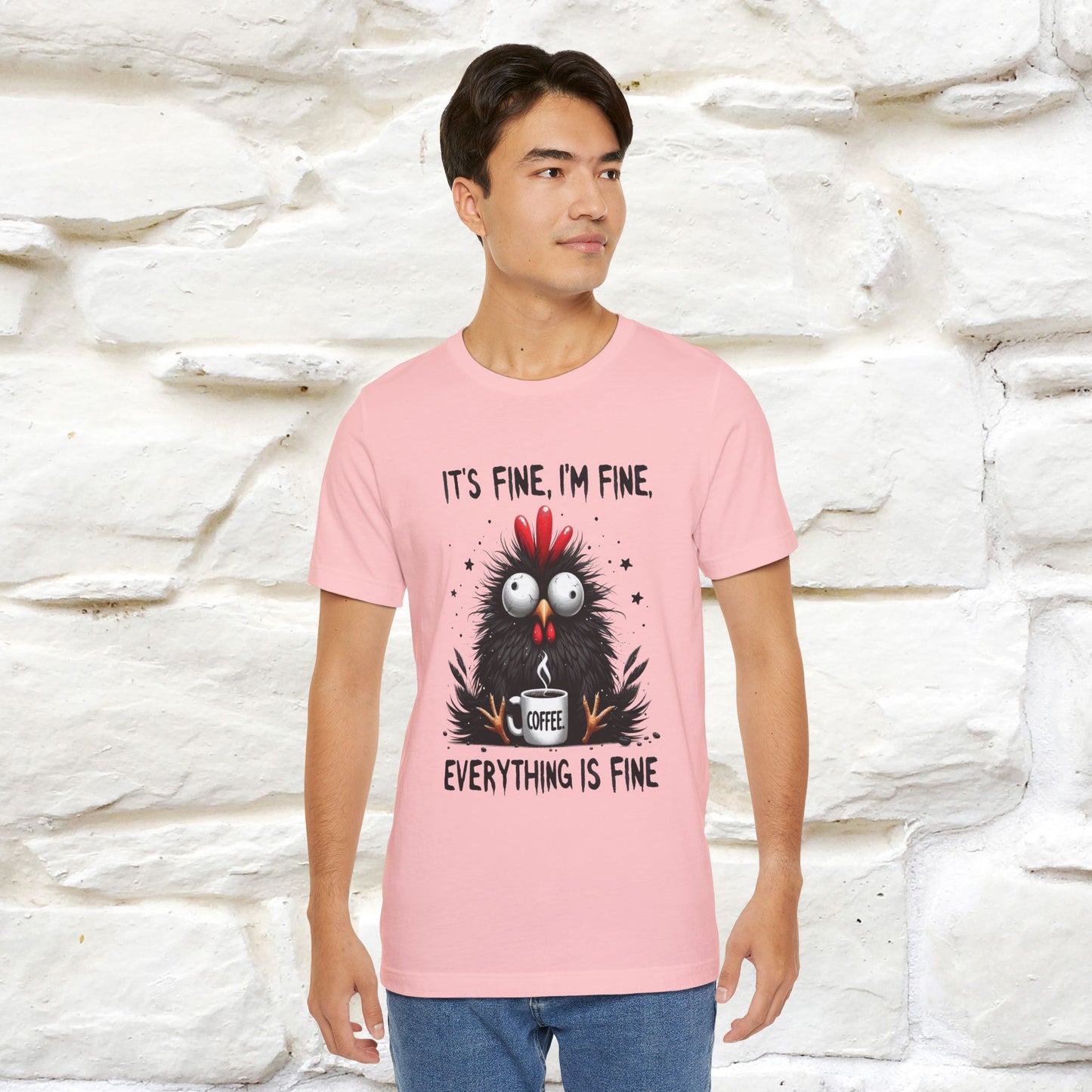 "Everything Is Fine" |Funny T-Shirt | Nunu&Miao Studio - Nunu&Miao Studio