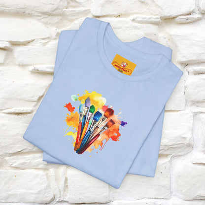 "Il Pittore'' Cat T-Shirt Front and Back Design | Nunu&Miao Studio - Nunu&Miao Studio