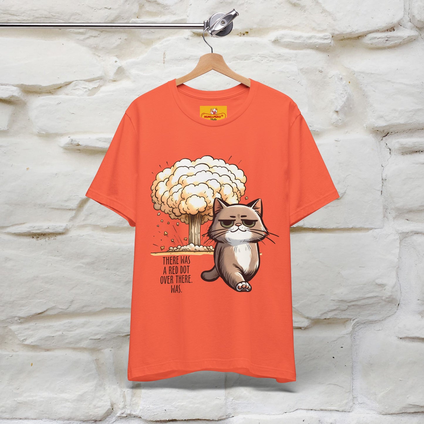 ''The Red Dot Chase'' Funny Cat T-Shirt | Nunu&Miao Studio - Nunu&Miao Studio