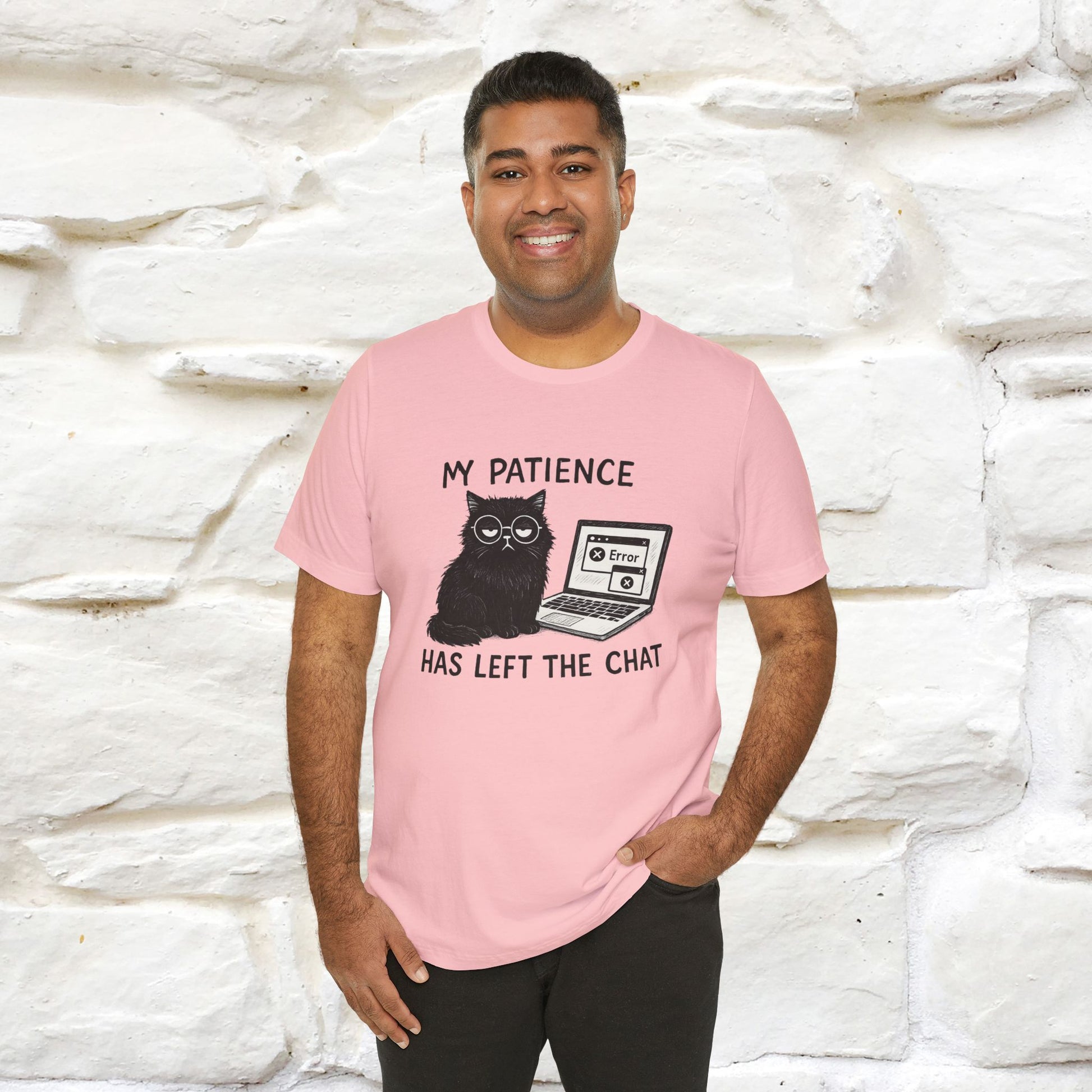 "My Patience Has Left The Chat" |Cat T-Shirt | Nunu&Miao Studio - Nunu&Miao Studio