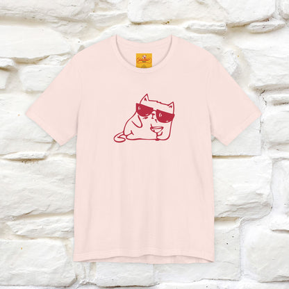 "I’m Happy, Which Often Looks Like Crazy" Cat T-Shirt| Front & Back Design | Nunu&Miao Studio - Nunu&Miao Studio