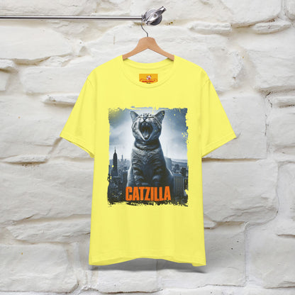 Catzilla T-Shirt | Fun Monster Cat Tee for Men & Women | 100% Cotton - Nunu&Miao Studio