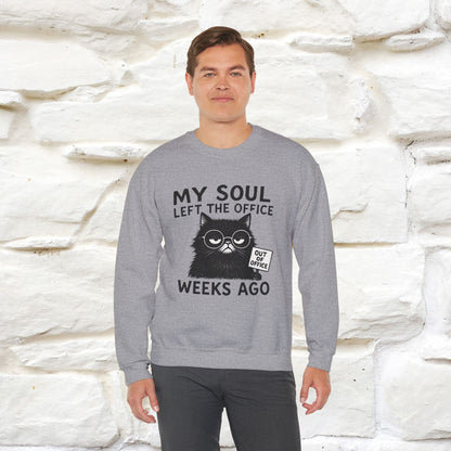 ''My Sould Left The ...'' | Cute Cat Sweatshirt | Nunu&Miao Studio