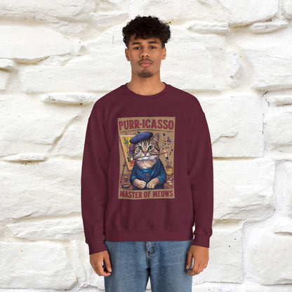 "Purr-icasso.'' |Cat Sweatshirt | Nunu&Miao Studio