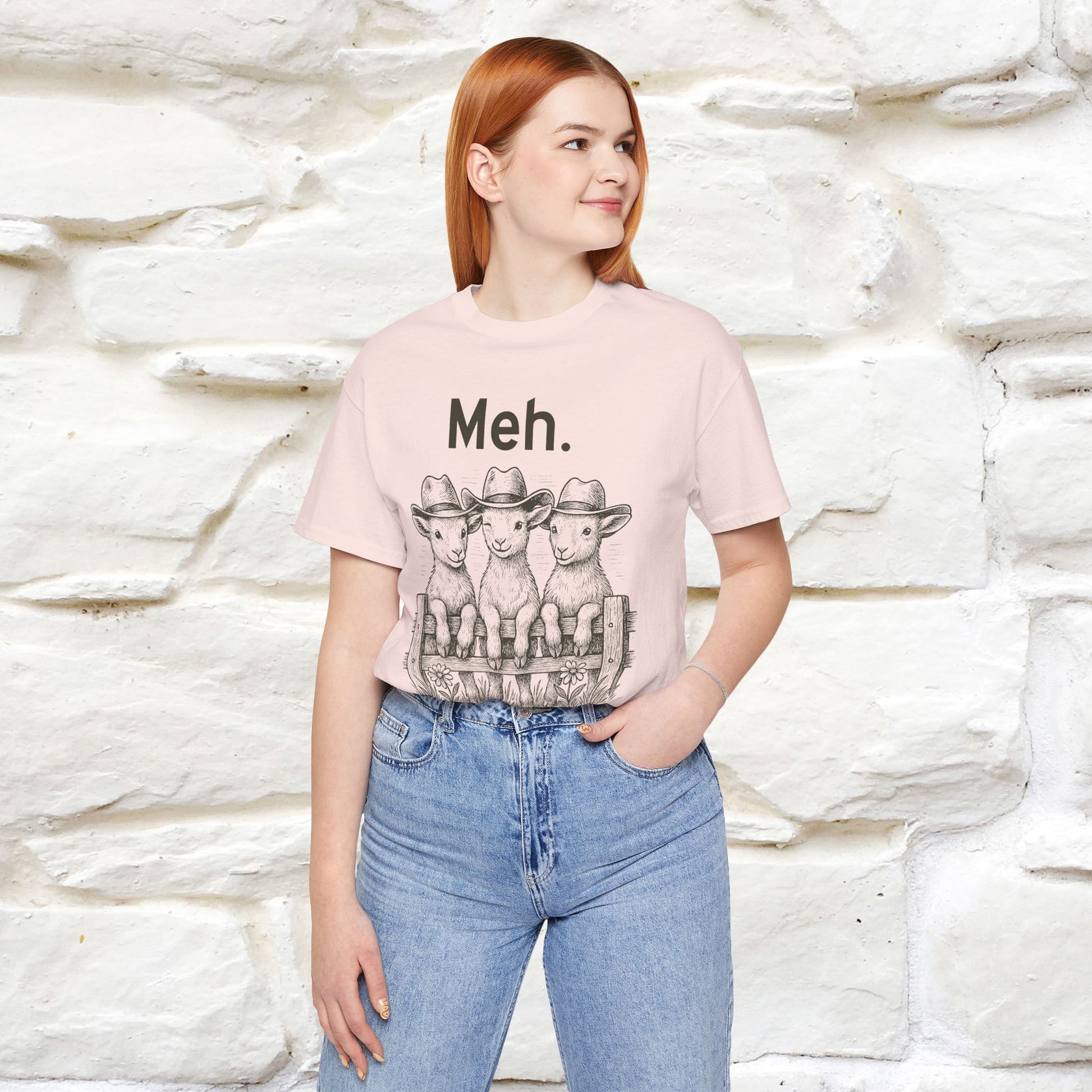 "Meh" Cute T-shirt |Nunu&Miao Studio - Nunu&Miao Studio