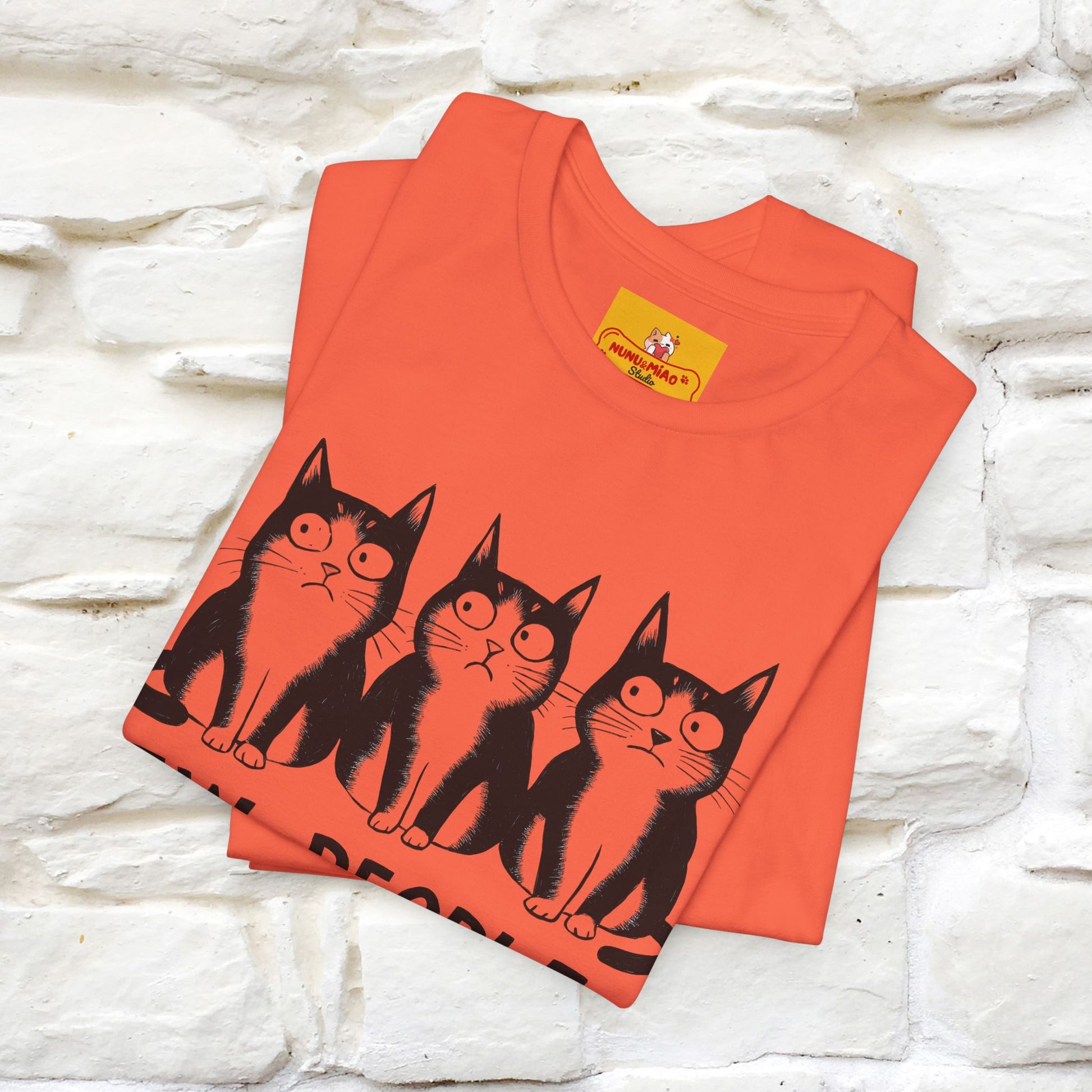 Ew, People | Funny Cat T-Shirt | Nunu&Miao Studio - Nunu&Miao Studio