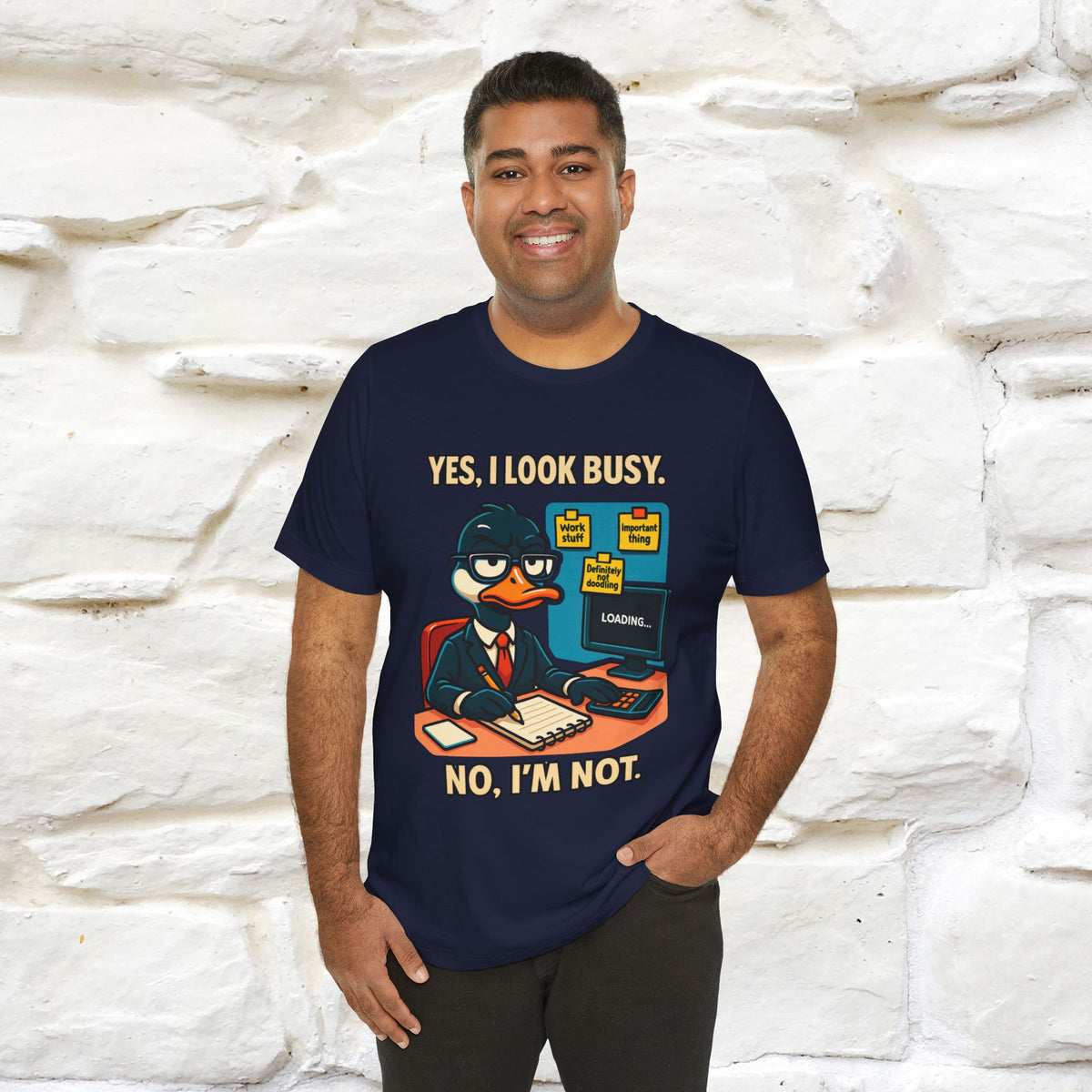 ''Yes, I Look Busy. No I'm Not.''|  Sarcastic Cat T-Shirt | Nunu&Miao Studio