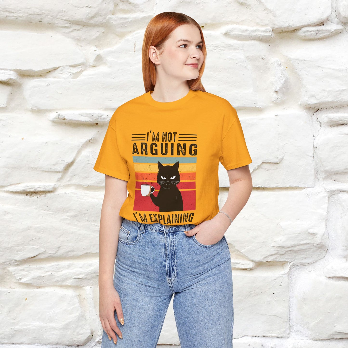 I’m Not Arguing, I’m Explaining Why I’m Right Cat T-Shirt  Nunu&Miao Studio - Nunu&Miao Studio