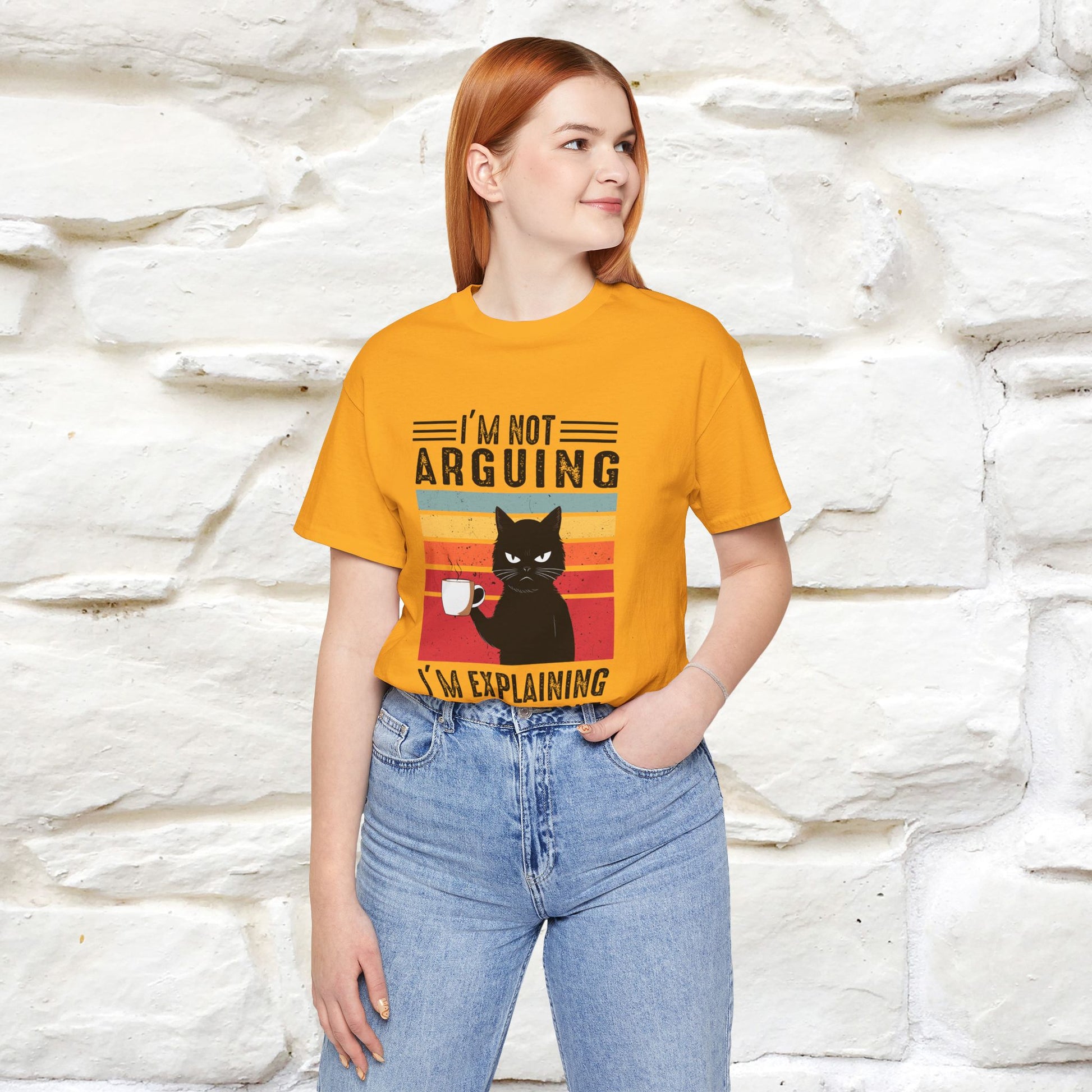 I’m Not Arguing, I’m Explaining Why I’m Right Cat T-Shirt  Nunu&Miao Studio - Nunu&Miao Studio