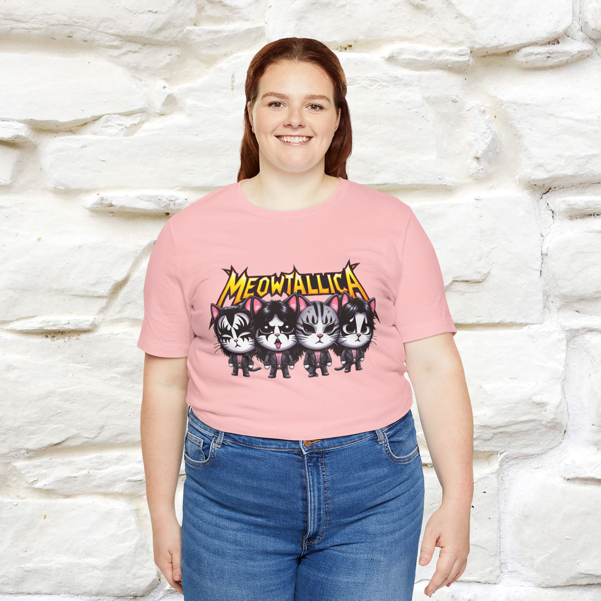 Meowtallica T-Shirt | Rock-Inspired Cat Tee| Nunu&Miao Studio
