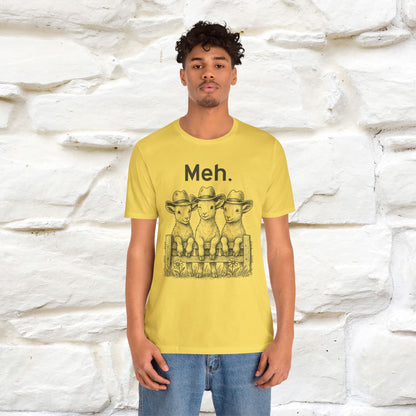 "Meh" Cute T-shirt |Nunu&Miao Studio - Nunu&Miao Studio