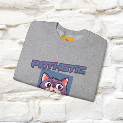 ''Pathetic Human'' |Cat Sweatshirt | Nunu&Miao Studio
