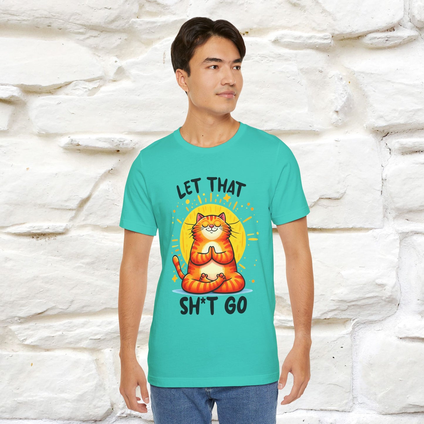 "Let That Sh*t Go" Cat T-shirt |Nunu&Miao Studio - Nunu&Miao Studio