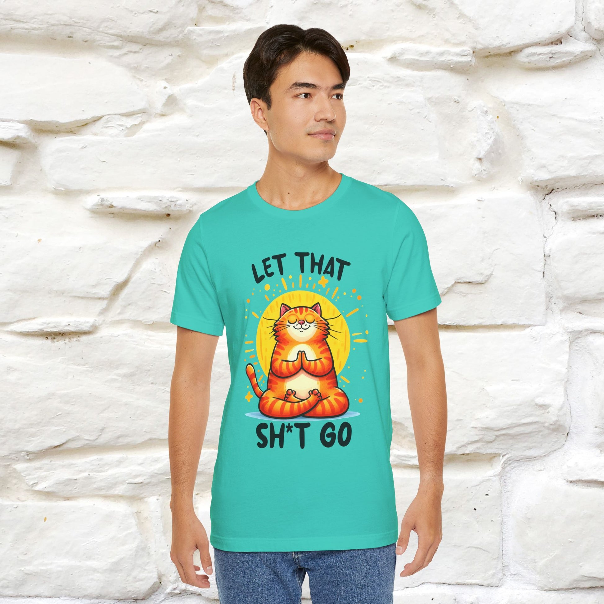 "Let That Sh*t Go" Cat T-shirt |Nunu&Miao Studio - Nunu&Miao Studio