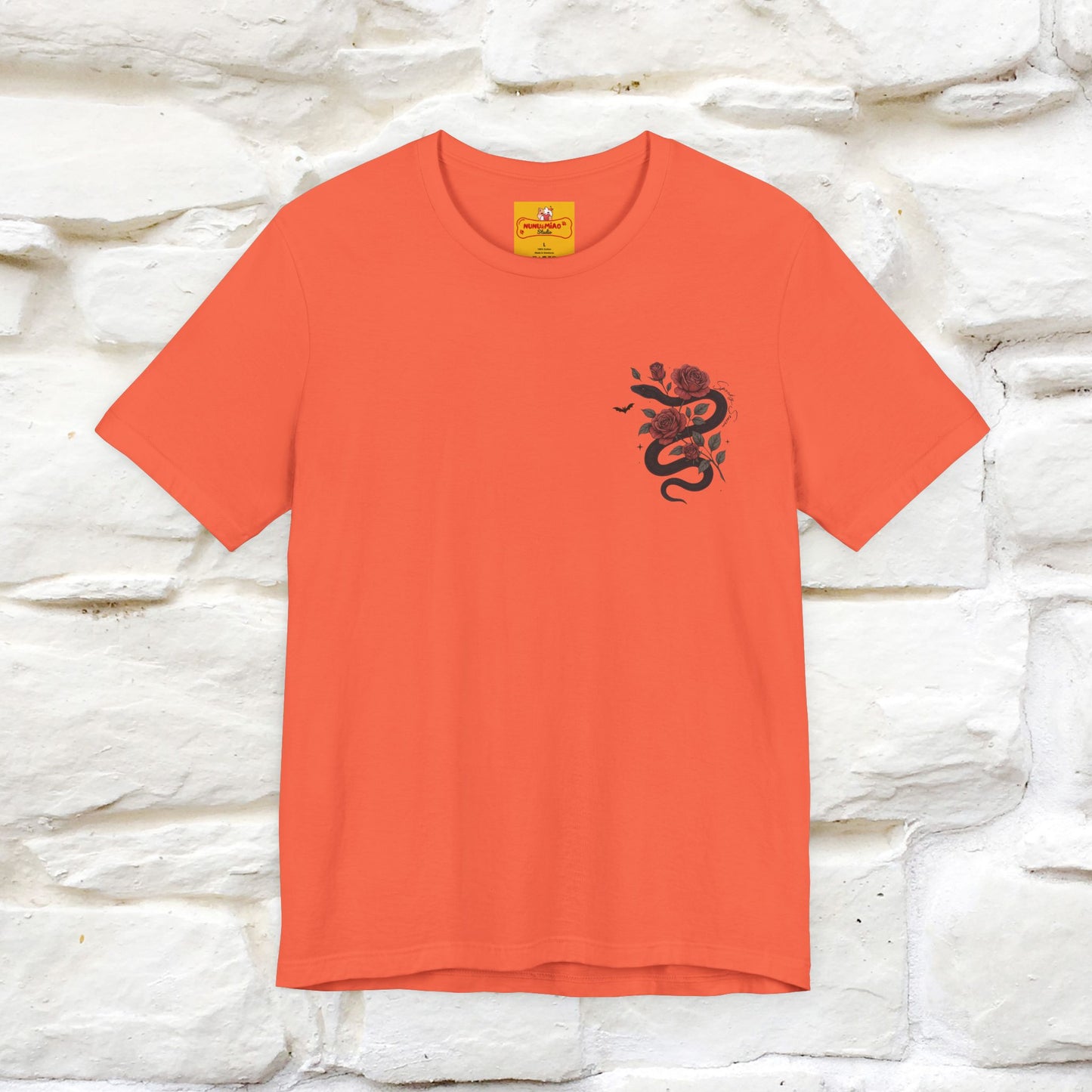 "The Rose and The Snake " Halloween T-shirt |Nunu&Miao Studio - Nunu&Miao Studio