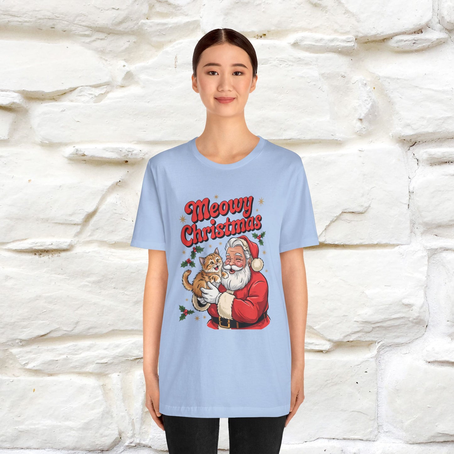 “Meowy Christmas” | Cat T-Shirt | Nunu&Miao Studio