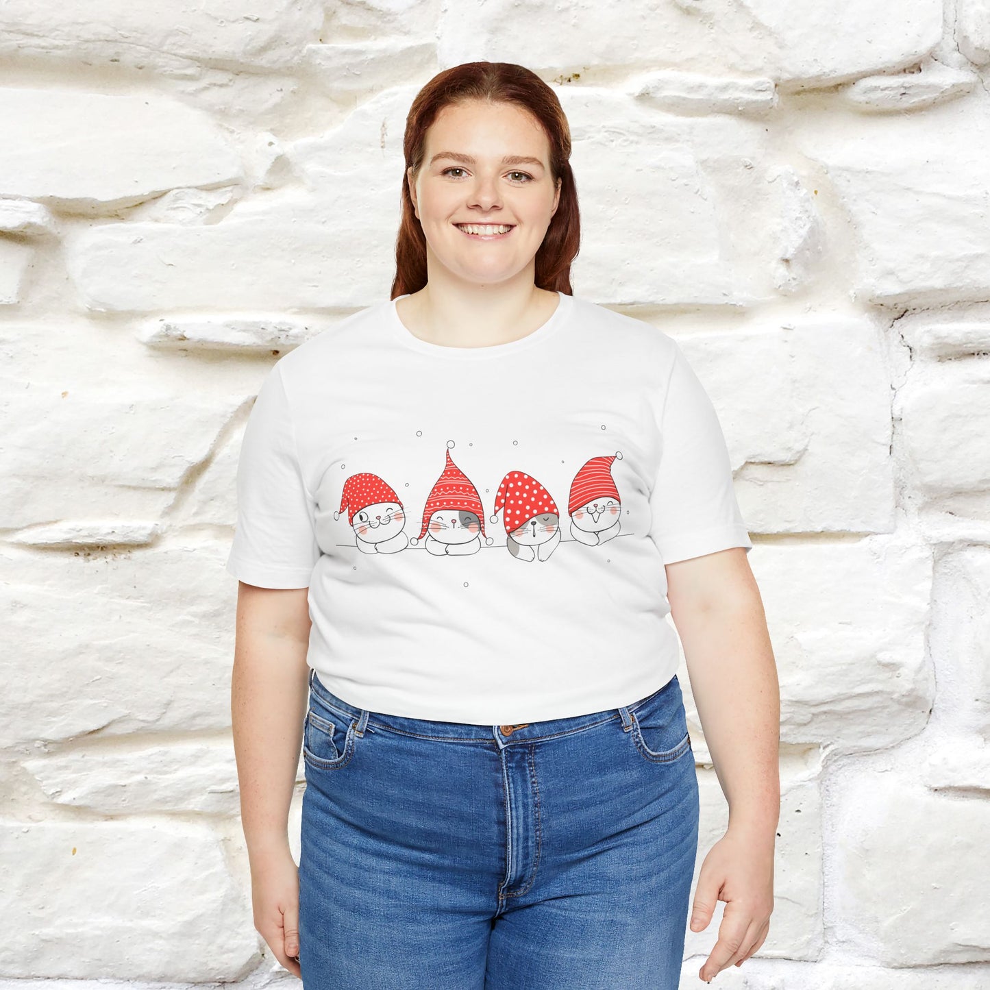 ''Christmas Cute'' |Cats T-shirt | Nunu&Miao Studio - Nunu&Miao Studio