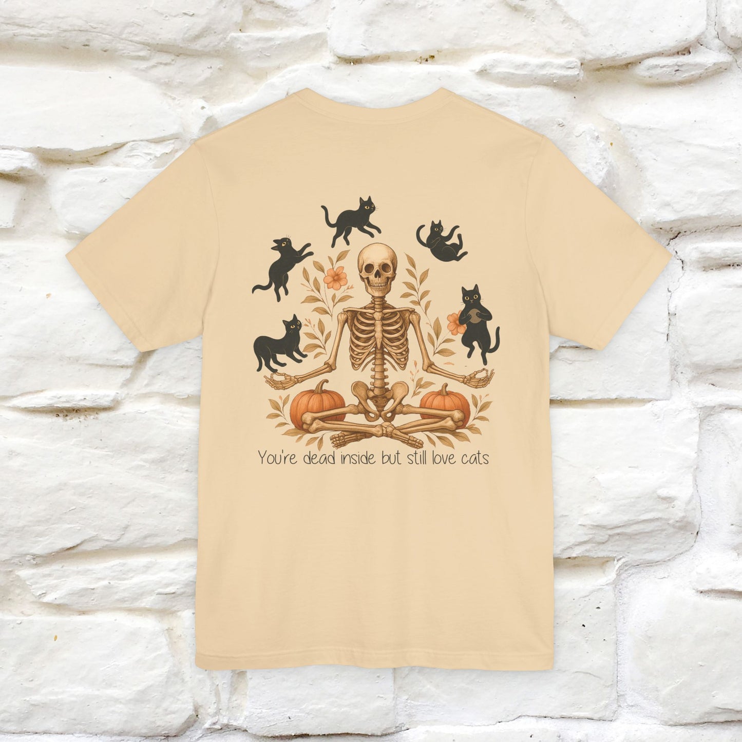 "You're Dead Inside But Still Love Cats " Halloween Cat T-shirt |Nunu&Miao Studio - Nunu&Miao Studio