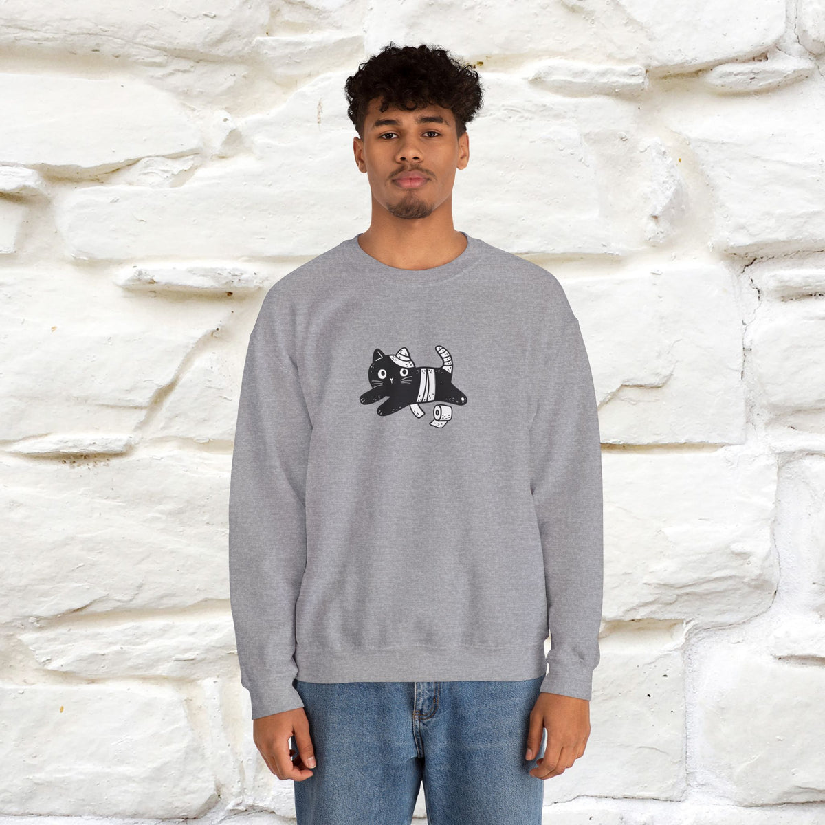 ''Welcome To The Bathroom...'' |Cat Sweatshirt | Nunu&Miao Studio