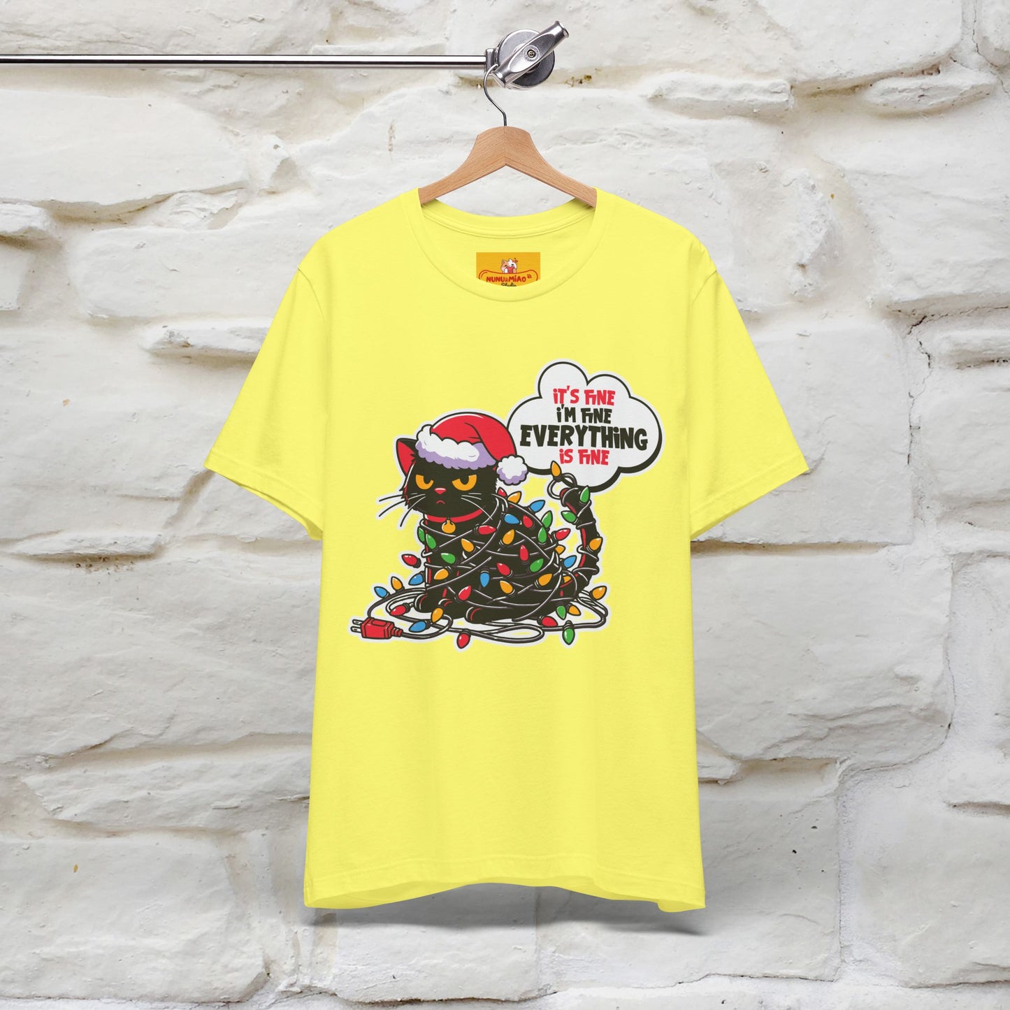 “Everything Is Fine..” | Cat T-Shirt | Nunu&Miao Studio