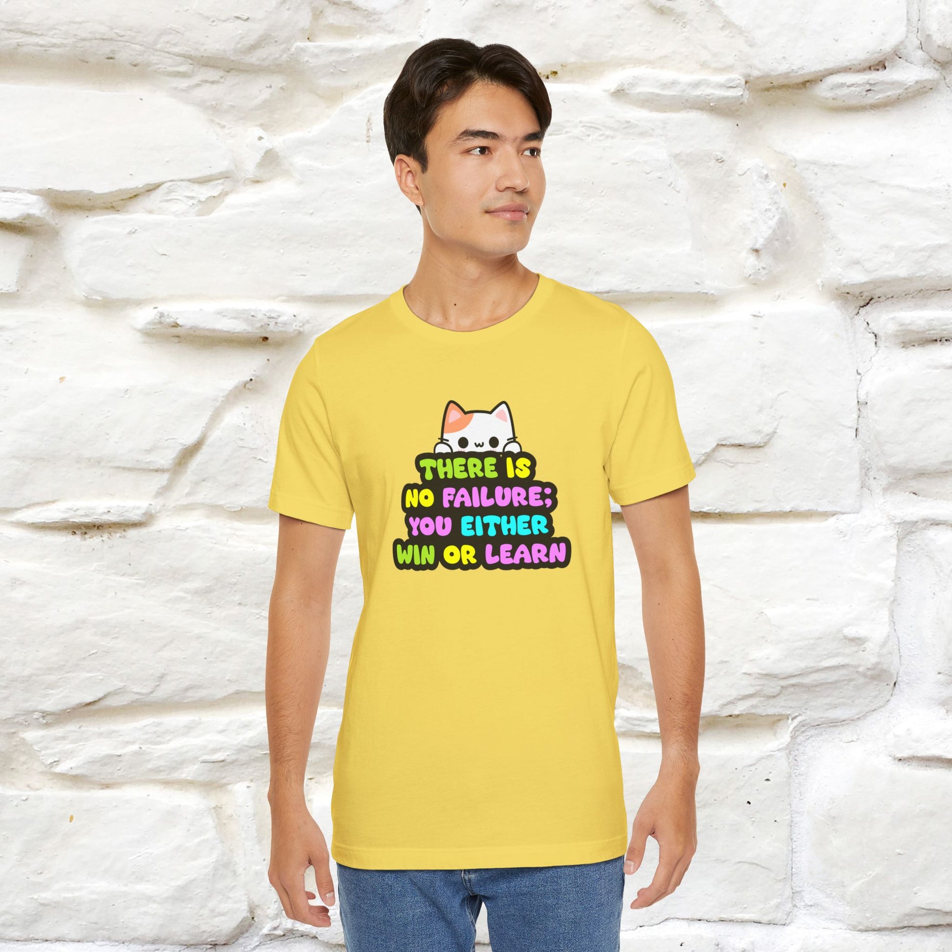 "There Is No Failure: You Either Win Or Learn" T-Shirt  | Nunu&Miao Studio - Nunu&Miao Studio