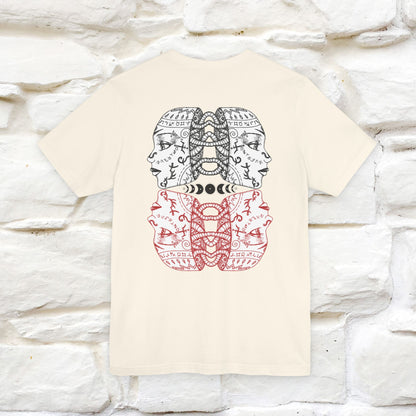 ''Illusion'' Cat T-Shirt Front and Back Design | Nunu&Miao Studio - Nunu&Miao Studio