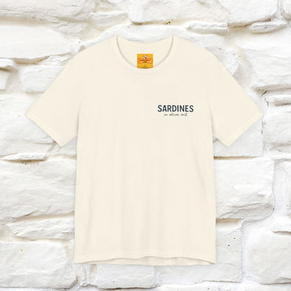 "Sardines In Olive Oil" Cute T-shirt | Front & Back Design|Nunu&Miao Studio