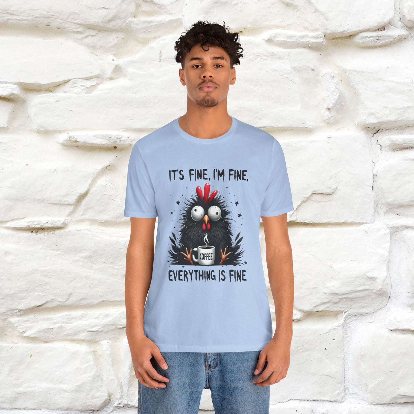 "Everything Is Fine" |Funny T-Shirt | Nunu&Miao Studio - Nunu&Miao Studio