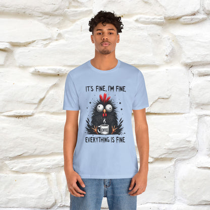 "Everything Is Fine" |Funny T-Shirt | Nunu&Miao Studio - Nunu&Miao Studio