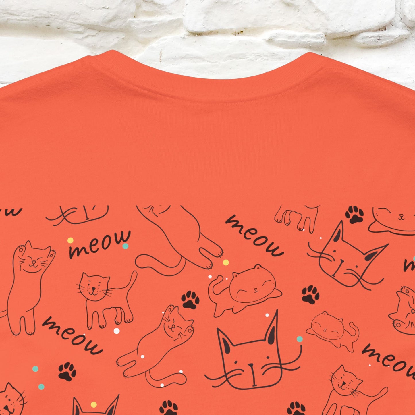 "Antidepressants" Cat T-Shirt | Front & Back Design | Nunu&Miao Studio - Nunu&Miao Studio