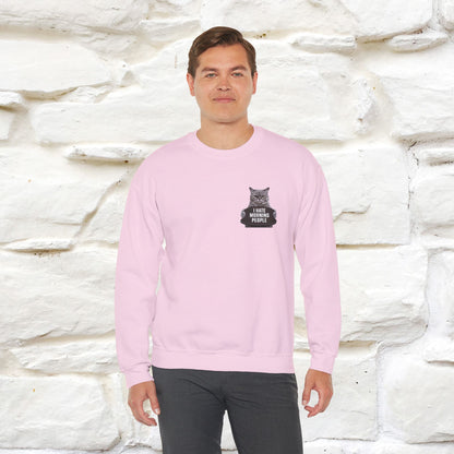 "I Hate Morning People'' |Cat Sweatshirt | Nunu&Miao Studio