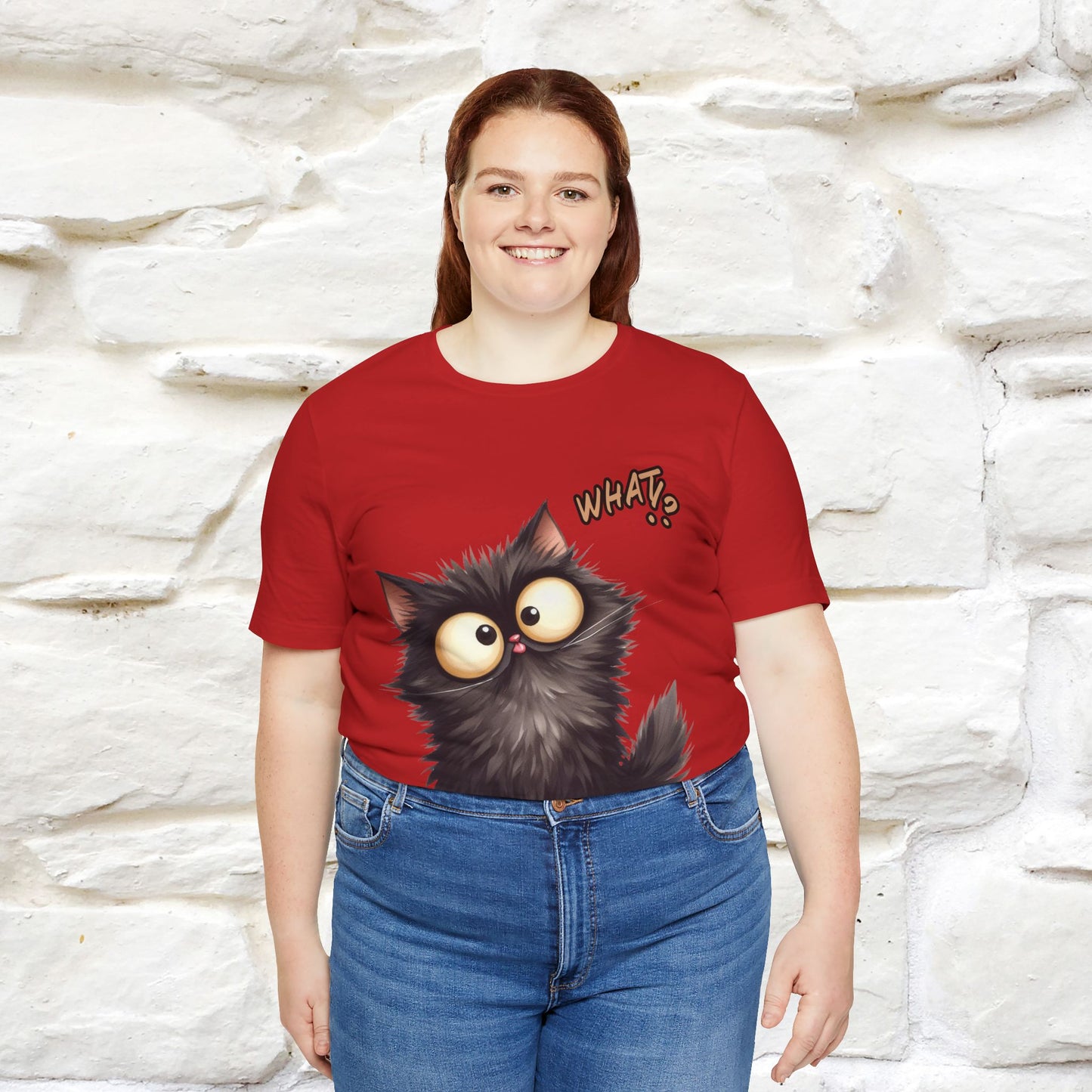 ''What ?'' | Cat T-Shirt  | Nunu&Miao Studio - Nunu&Miao Studio