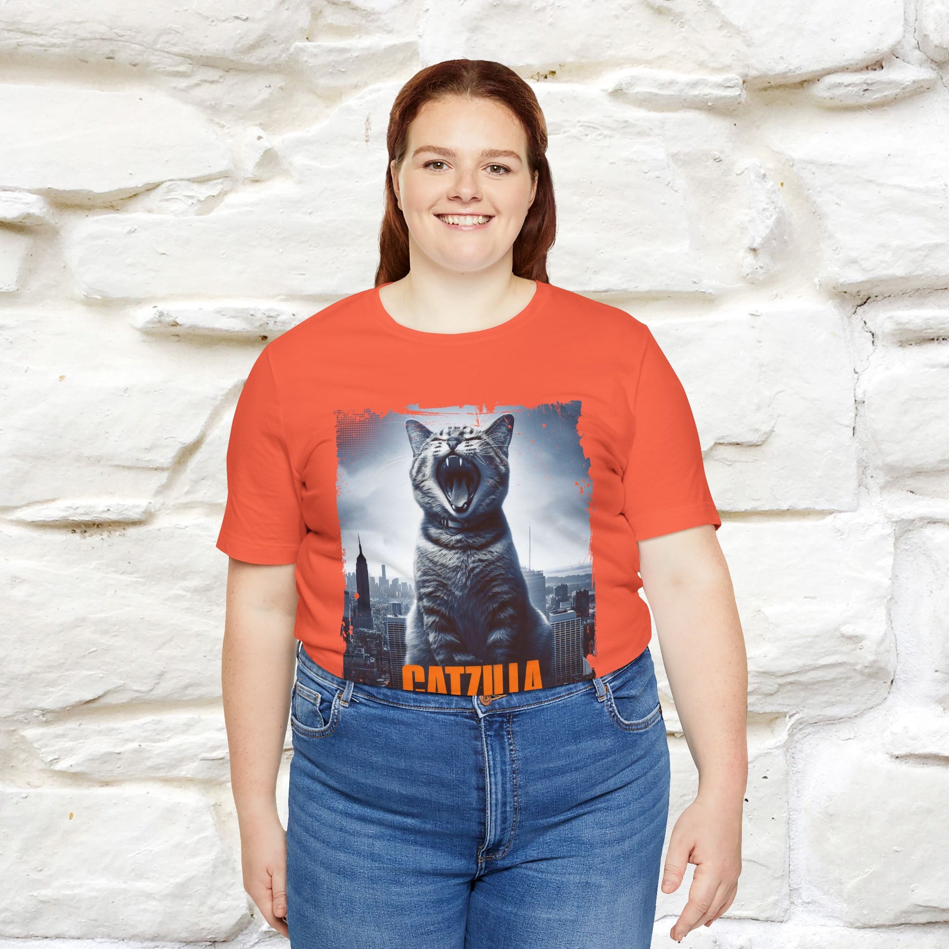Catzilla T-Shirt | Cat T-Shirt | Nunu&Miao Studio - Nunu&Miao Studio