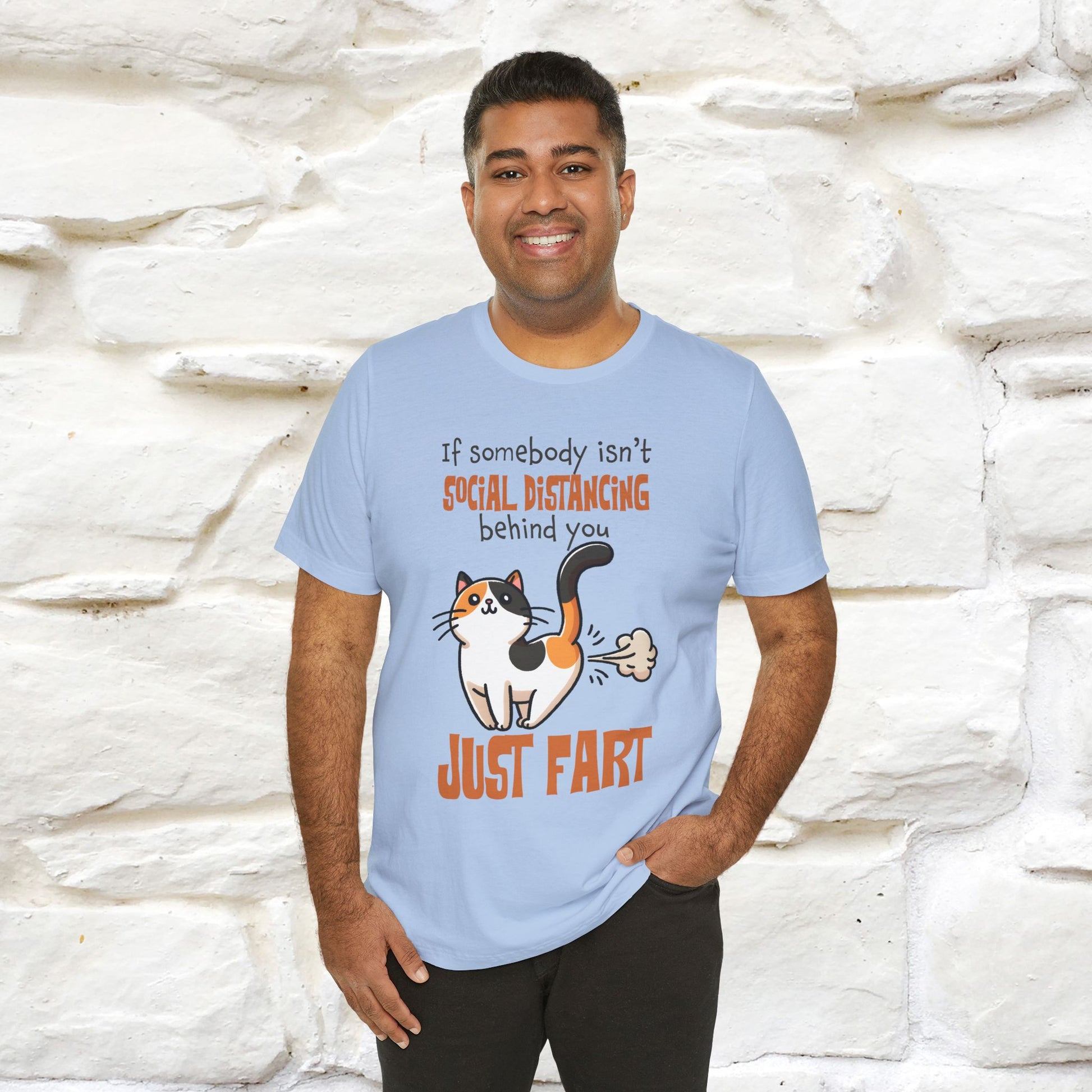 ''If Somebody Isn't Socila Distancing ...'' | Cat T-Shirt  | Nunu&Miao Studio - Nunu&Miao Studio
