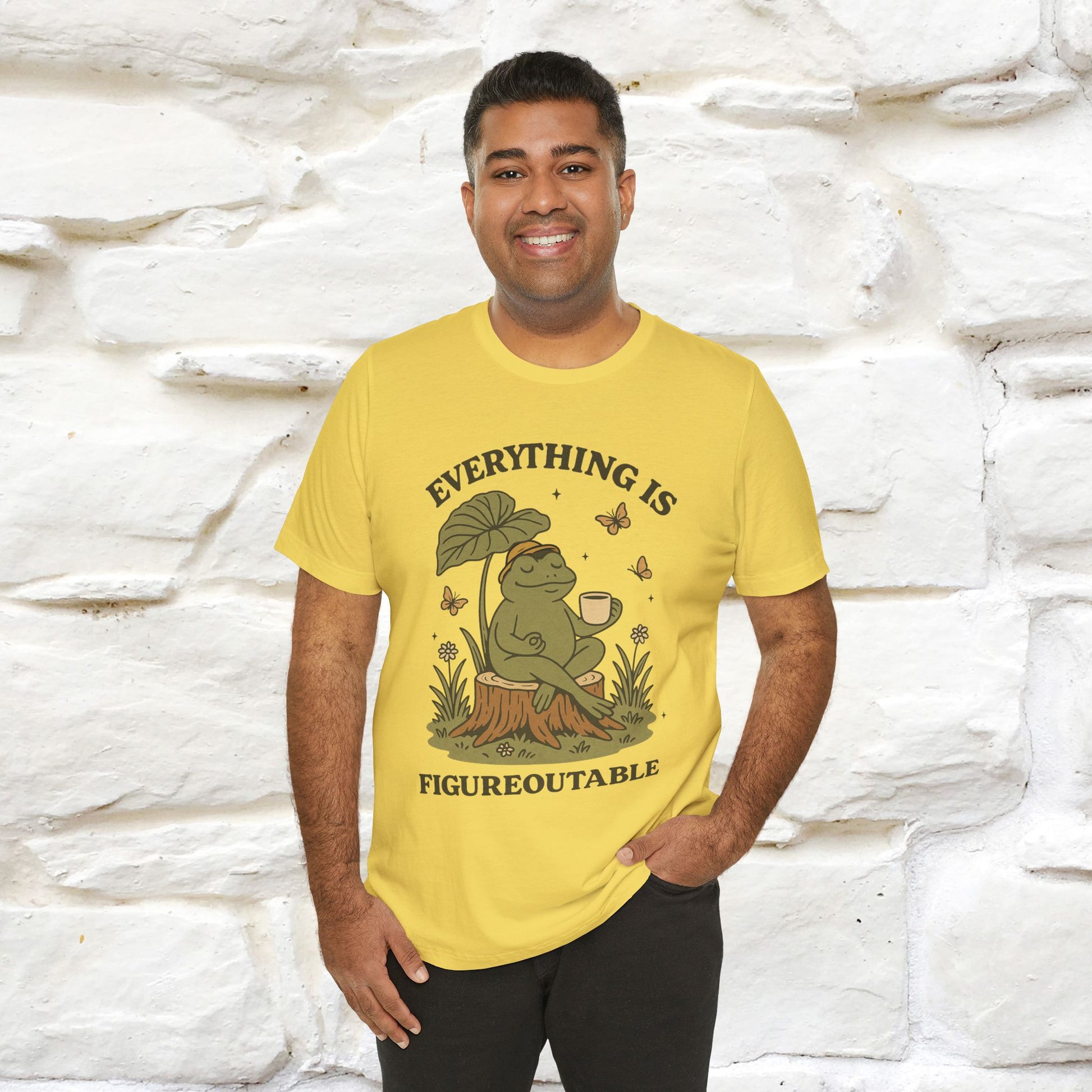 "Everything Is Fugureoutable"| Lifestyle Shirt |Nunu&Miao Studio - Nunu&Miao Studio