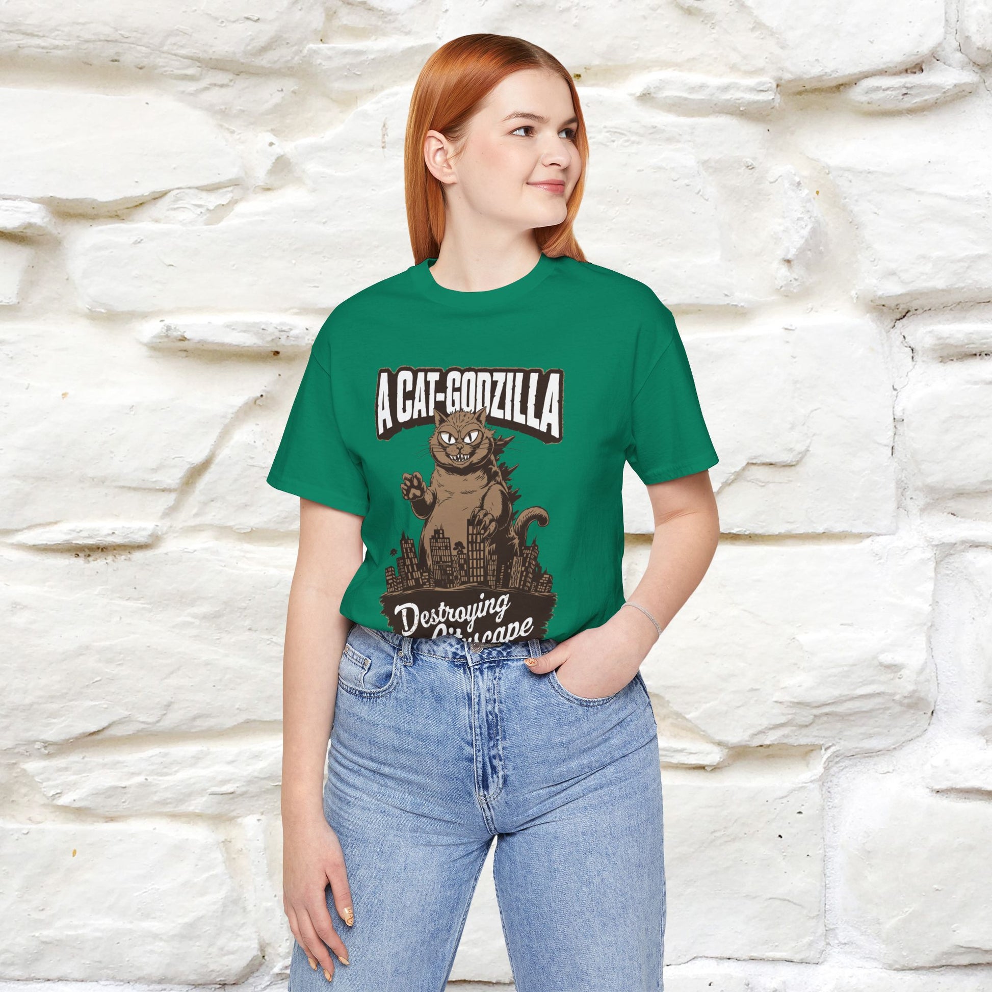 ''A Cat-Godzilla ''| CatT-Shirt | Nunu&Miao Studio - Nunu&Miao Studio