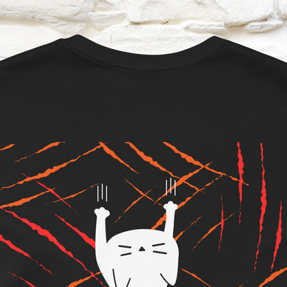 “Love Hurts"  Funny Cat T-Shirt | Front & Back Design | Nunu&Miao Studio