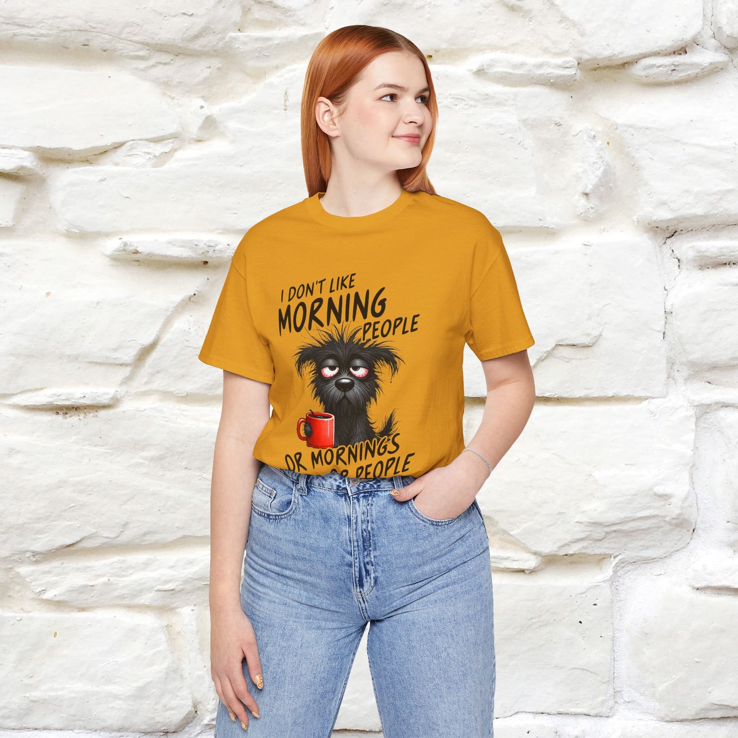 "I Don't Like Morning People..." Funny T-shirt |Nunu&Miao Studio - Nunu&Miao Studio