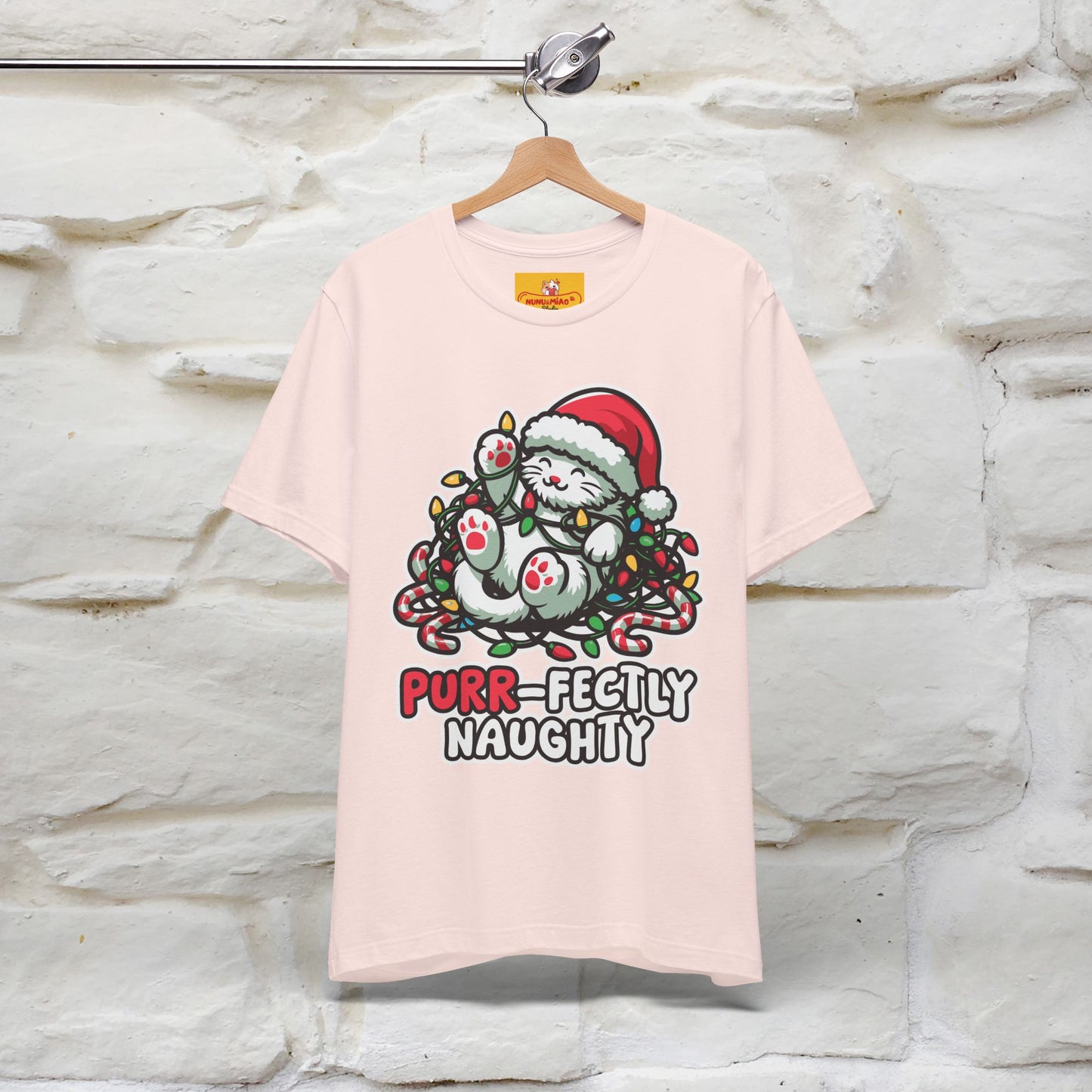 “Purr-Fectly Naughty” | Cat T-Shirt | Nunu&Miao Studio