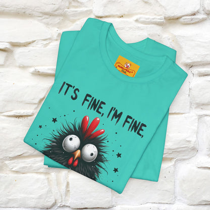 "Everything Is Fine" |Funny T-Shirt | Nunu&Miao Studio - Nunu&Miao Studio