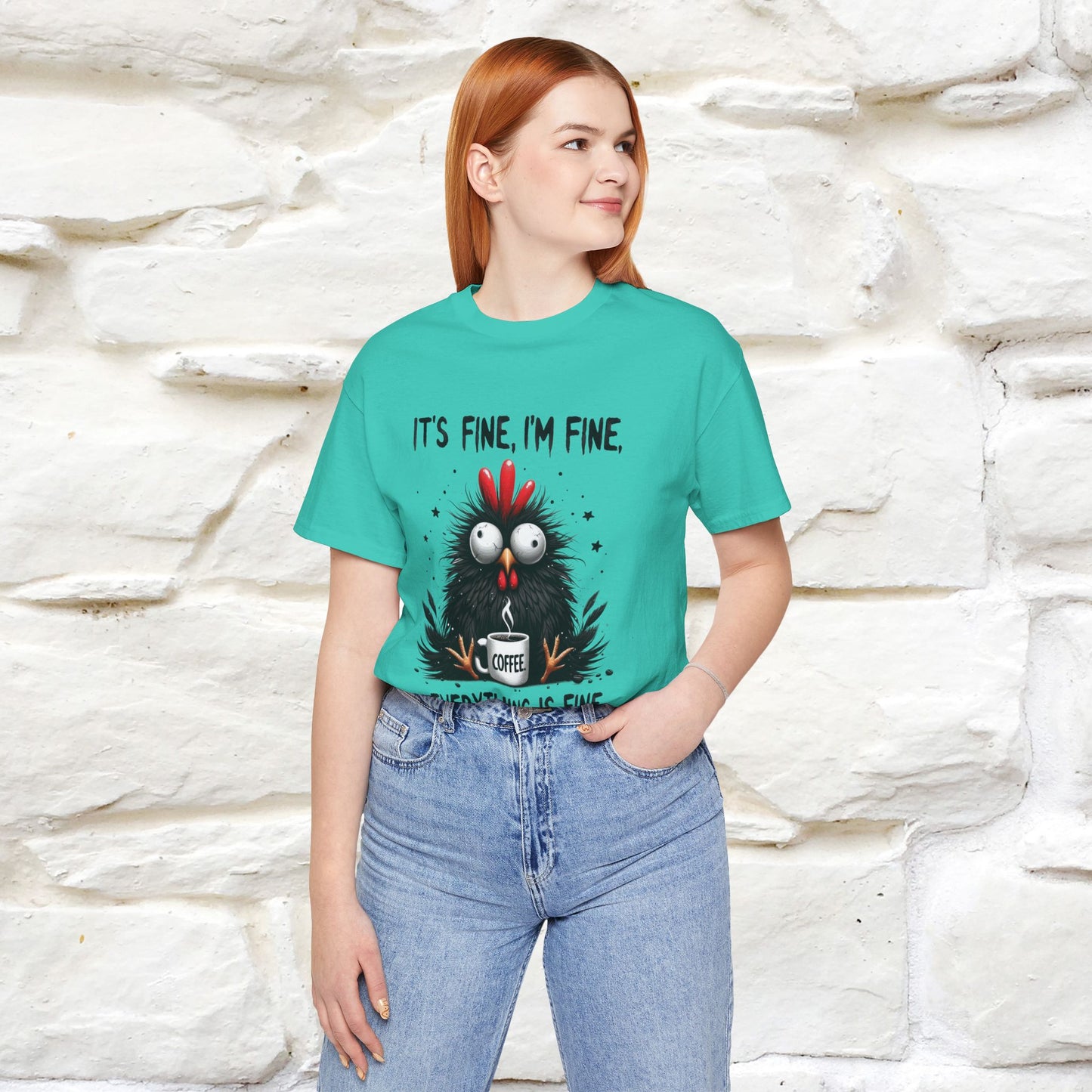 "Everything Is Fine" |Funny T-Shirt | Nunu&Miao Studio - Nunu&Miao Studio