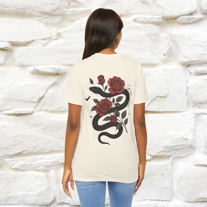 "The Rose and The Snake " Halloween T-shirt |Nunu&Miao Studio - Nunu&Miao Studio